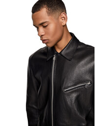 DIESEL　レザージャケット　ラムレザー DIESEL ディーゼル レザージャケット シングルライダース 羊革