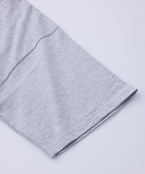 X-girl（エックスガール）の「COLLEGE LOGO S/S BIG TEE/カレッジロゴ　ビッグシルエットTシャツ（Tシャツ/カットソー・レディース・アッシュ/チャコール/イエロー・S/M）」の11枚目の写真