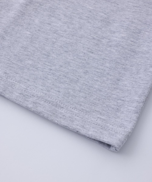 X-girl（エックスガール）の「COLLEGE LOGO S/S BIG TEE/カレッジロゴ　ビッグシルエットTシャツ（Tシャツ/カットソー・レディース・アッシュ/チャコール/イエロー・S/M）」の12枚目の写真