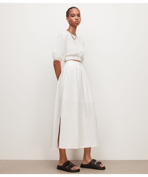 ALLSAINTS（オールセインツ）の「ASTA SKIRT | ASTA スカート（スカート・レディース・ホワイト・4/6/8/10）」の8枚目の写真