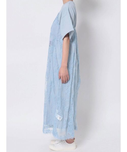 jouetie(ジュエティ)の「シアーレイヤードTワンピース(ワンピース・レディース・オフホワイト/ブラック/ブルー・MEDIUM)」の17枚目の写真