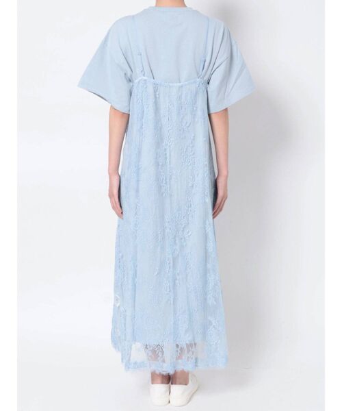 jouetie(ジュエティ)の「シアーレイヤードTワンピース(ワンピース・レディース・オフホワイト/ブラック/ブルー・MEDIUM)」の18枚目の写真