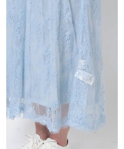 jouetie(ジュエティ)の「シアーレイヤードTワンピース(ワンピース・レディース・オフホワイト/ブラック/ブルー・MEDIUM)」の21枚目の写真