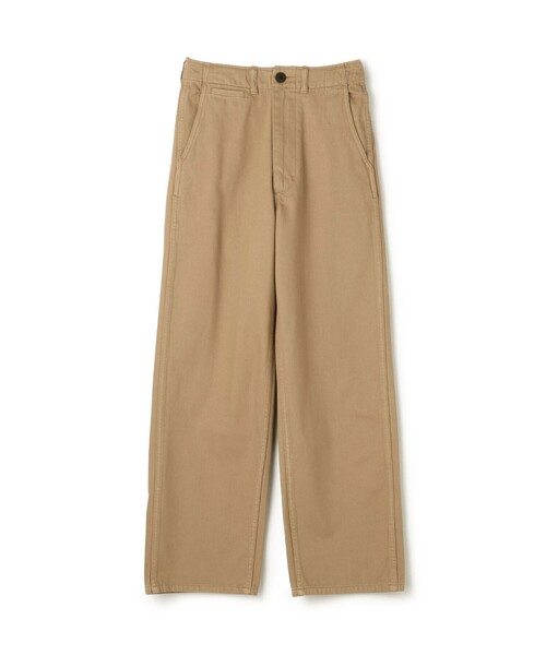 EDITION（エディション）の「HIGH TWIST CHINO コットン ハイツイストチノパンツ（その他パンツ・レディース・ベージュ・36/34）」の11枚目の写真