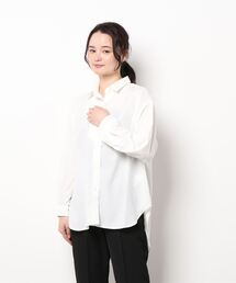 Samansa Mos2 blue | マルチスタイルシャツ(シャツ/ブラウス)