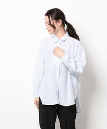 Samansa Mos2 blue | マルチスタイルシャツ(シャツ/ブラウス)