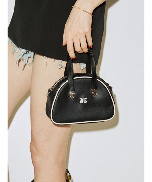 jouetie（ジュエティ）の「ミニマムボストン BAG（ボストンバッグ・レディース・ブラック/オフホワイト/イエロー・FREE）」の3枚目の写真