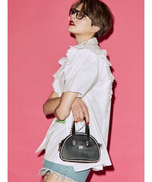 jouetie（ジュエティ）の「ミニマムボストン BAG（ボストンバッグ・レディース・ブラック/オフホワイト/イエロー・FREE）」の14枚目の写真