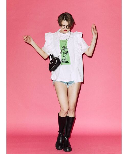 jouetie（ジュエティ）の「ミニマムボストン BAG（ボストンバッグ・レディース・ブラック/オフホワイト/イエロー・FREE）」の16枚目の写真