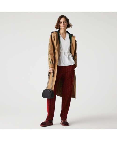 LACOSTE(ラコステ)の「クロコクルー ミニチェーンショルダーバッグ(ショルダーバッグ・レディース・ブラック/チェリーピンク・FREE)」の3枚目の写真