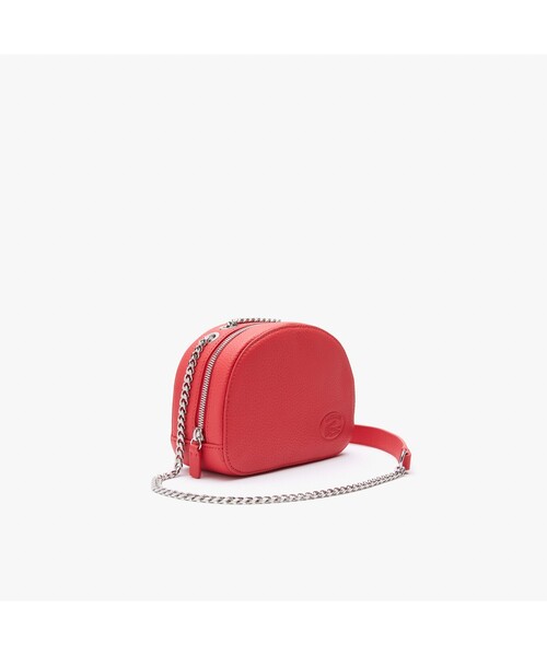 LACOSTE(ラコステ)の「クロコクルー ミニチェーンショルダーバッグ(ショルダーバッグ・レディース・ブラック/チェリーピンク・FREE)」の8枚目の写真