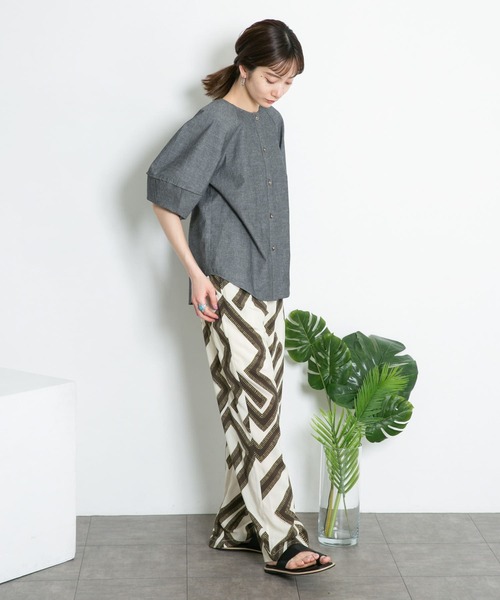 KBF（ケイビーエフ）の「メイズパターンイージーパンツ（その他パンツ・レディース・ホワイト系その他/グリーン系その他・ONE）」の20枚目の写真