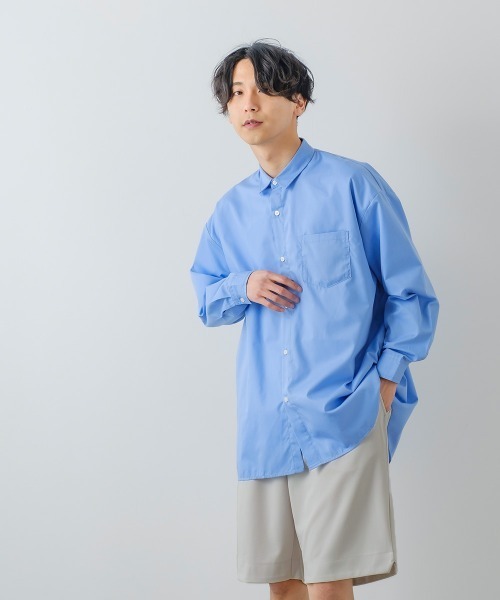 improves（インプローブス）の「カットジョーゼット ワイド ショートパンツ セットアップ対応（その他パンツ・メンズ・ネイビー/ブラック/ライトグレー/ベージュ/サックスブルー/グレー・MEDIUM/LARGE）」の22枚目の写真