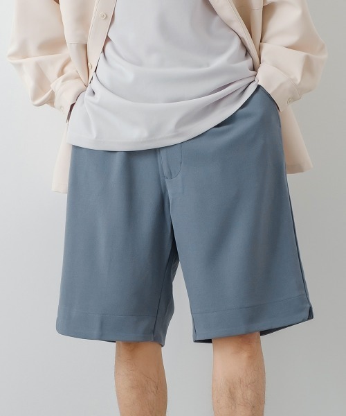 improves（インプローブス）の「カットジョーゼット ワイド ショートパンツ セットアップ対応（その他パンツ・メンズ・ネイビー/ブラック/ライトグレー/ベージュ/サックスブルー/グレー・MEDIUM/LARGE）」の19枚目の写真