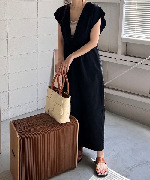 Bab（バブ）の「リボンセットジャンスカ（ジャンパースカート・レディース・ブラウン/ブラック/アイボリー・M）」の16枚目の写真