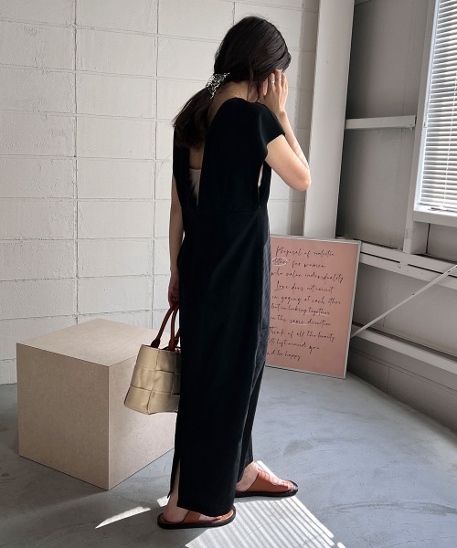 Bab（バブ）の「リボンセットジャンスカ（ジャンパースカート・レディース・ブラウン/ブラック/アイボリー・M）」の14枚目の写真