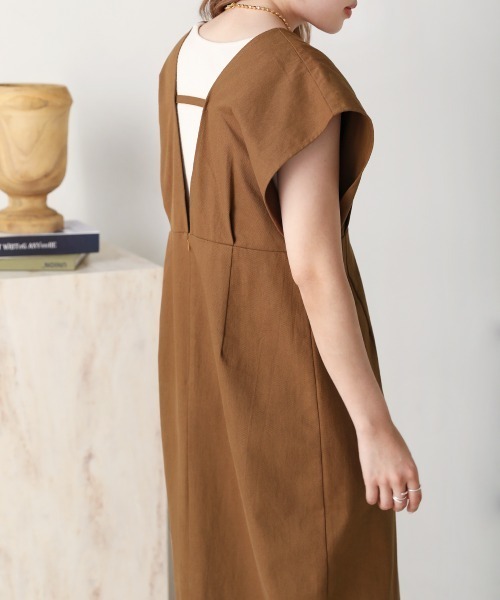 Bab（バブ）の「リボンセットジャンスカ（ジャンパースカート・レディース・ブラウン/ブラック/アイボリー・M）」の18枚目の写真