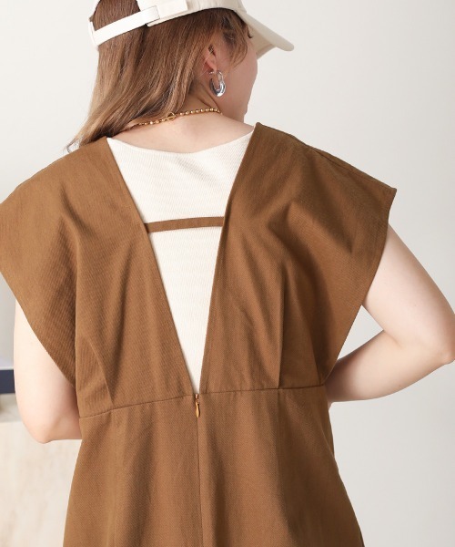 Bab（バブ）の「リボンセットジャンスカ（ジャンパースカート・レディース・ブラウン/ブラック/アイボリー・M）」の19枚目の写真