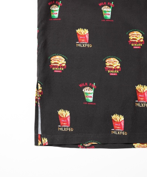 MILKFED.（ミルクフェド）の「JUNK FOOD SHIRT（シャツ/ブラウス・レディース・ブラック/ベージュ・ONE SIZE）」の15枚目の写真