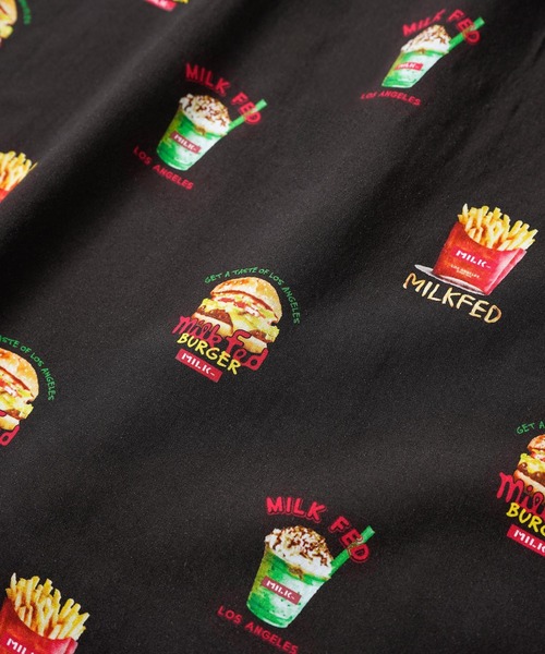 MILKFED.（ミルクフェド）の「JUNK FOOD SHIRT（シャツ/ブラウス・レディース・ブラック/ベージュ・ONE SIZE）」の17枚目の写真
