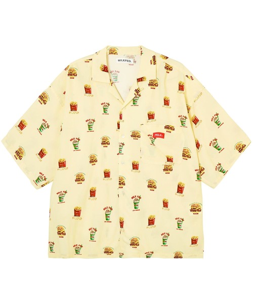 MILKFED.（ミルクフェド）の「JUNK FOOD SHIRT（シャツ/ブラウス・レディース・ブラック/ベージュ・ONE SIZE）」の20枚目の写真