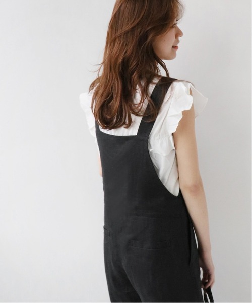 JOURNAL STANDARD relume（ジャーナルスタンダード　レリューム）の「《WEB限定追加》フリルノースリーブブラウス（シャツ/ブラウス・レディース・ホワイト/グレー/ブルー・FREE）」の14枚目の写真