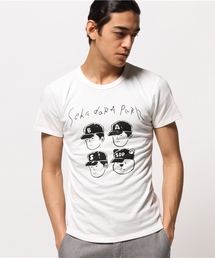 スチャダラパー　顔Tシャツ Lサイズ　ホワイト 楽天市場】【中古】A BATHING APE | アベイシングエイプ