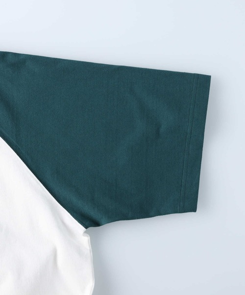 BACK NUMBER（バックナンバー）の「【BACK NUMBER】ＢＩＧラグランＴ（Tシャツ/カットソー・メンズ・ブラック/ネイビー/グリーン・S/M/L/XL）」の6枚目の写真