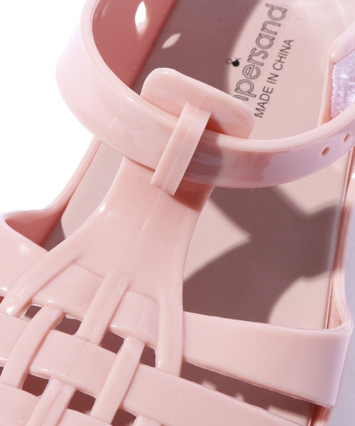 Ampersand（アンパサンド）の「Ampersand/アンパサンド ジェリーサンダル（サンダル・キッズ・ミント/ラベンダー/ピンク/スモークピンク/シルバー・17/18/16/19）」の10枚目の写真