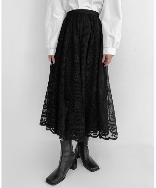 セール】Lace flare skirt / レースフレアスカート（スカート