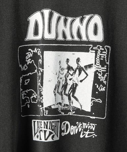 Dunno(ドノウ)の「<DUNNO> Maroof TV T/Tシャツ(Tシャツ/カットソー・メンズ・ダークグレー・M/L)」の13枚目の写真