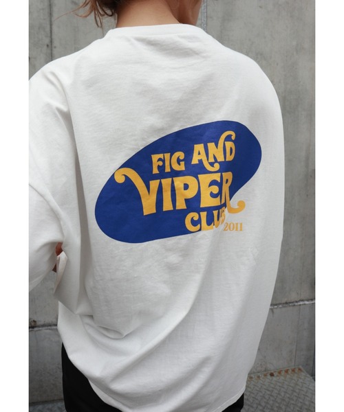 FIG&VIPER(フィグアンドバイパー)の「F&V CLUB retoro BIG-T(Tシャツ/カットソー・レディース・イエロー/ブラック/ホワイト・FREE)」の14枚目の写真