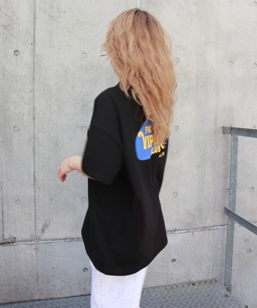 FIG&VIPER(フィグアンドバイパー)の「F&V CLUB retoro BIG-T(Tシャツ/カットソー・レディース・イエロー/ブラック/ホワイト・FREE)」の12枚目の写真