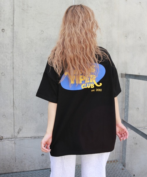 FIG&VIPER(フィグアンドバイパー)の「F&V CLUB retoro BIG-T(Tシャツ/カットソー・レディース・イエロー/ブラック/ホワイト・FREE)」の20枚目の写真