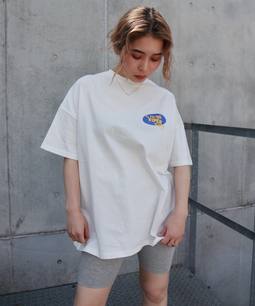 FIG&VIPER(フィグアンドバイパー)の「F&V CLUB retoro BIG-T(Tシャツ/カットソー・レディース・イエロー/ブラック/ホワイト・FREE)」の18枚目の写真