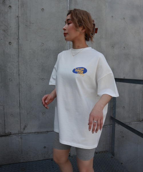 FIG&VIPER(フィグアンドバイパー)の「F&V CLUB retoro BIG-T(Tシャツ/カットソー・レディース・イエロー/ブラック/ホワイト・FREE)」の15枚目の写真