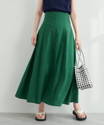 natural couture | 上品なシルエットが魅力 リネンライクハイウエストスカート(スカート)