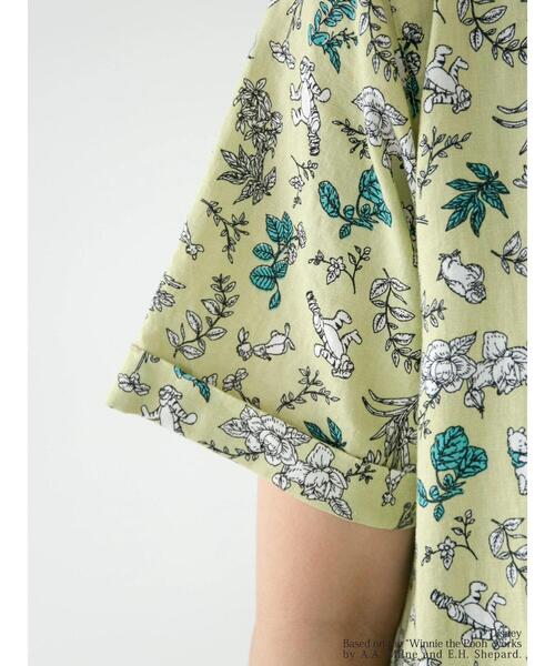 Disney（ディズニー）の「総柄プリントワンピース/Pooh（ワンピース・レディース・イエロー/ブルー・FREE）」の8枚目の写真