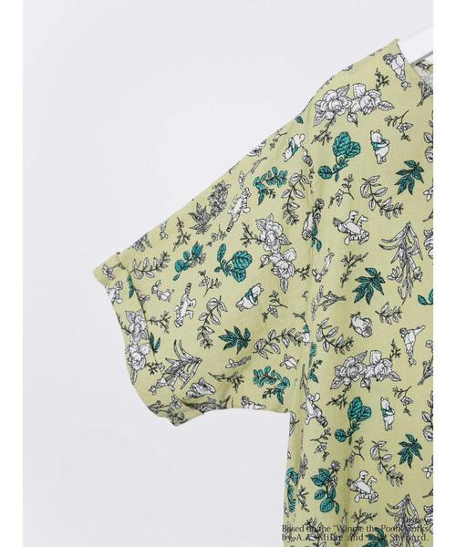 Disney（ディズニー）の「総柄プリントワンピース/Pooh（ワンピース・レディース・イエロー/ブルー・FREE）」の14枚目の写真