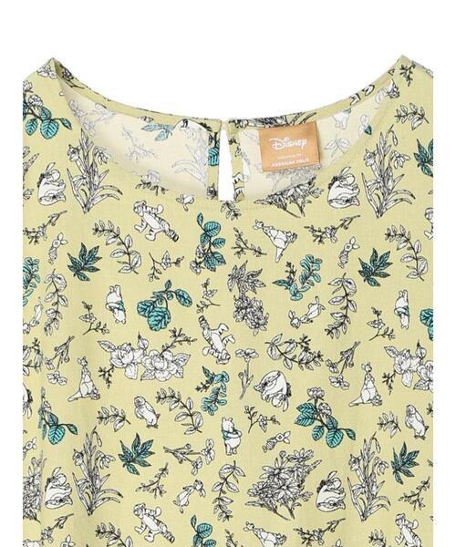 Disney（ディズニー）の「総柄プリントワンピース/Pooh（ワンピース・レディース・イエロー/ブルー・FREE）」の10枚目の写真