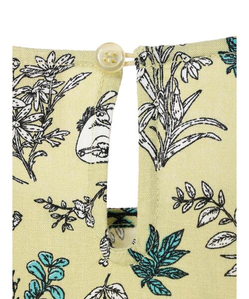 Disney（ディズニー）の「総柄プリントワンピース/Pooh（ワンピース・レディース・イエロー/ブルー・FREE）」の6枚目の写真