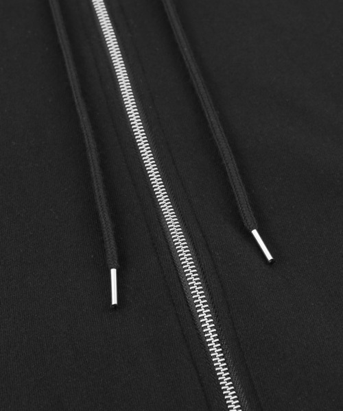 Figments（フィグメンツ）の「☆ベストセラーアイテム☆ビッグZIPパーカー（パーカー・レディース・ブラック/杢グレー/カーキ/スミクロ/ダークベージュ・LARGE/X-LARGE）」の9枚目の写真