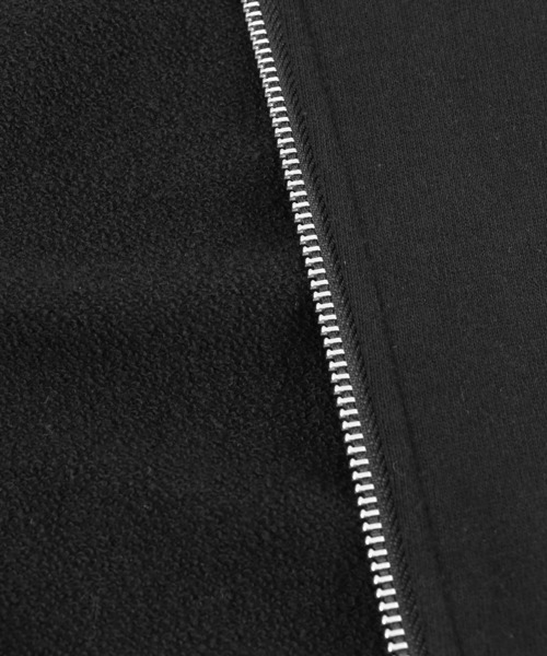 Figments（フィグメンツ）の「☆ベストセラーアイテム☆ビッグZIPパーカー（パーカー・レディース・ブラック/杢グレー/カーキ/スミクロ/ダークベージュ・LARGE/X-LARGE）」の12枚目の写真