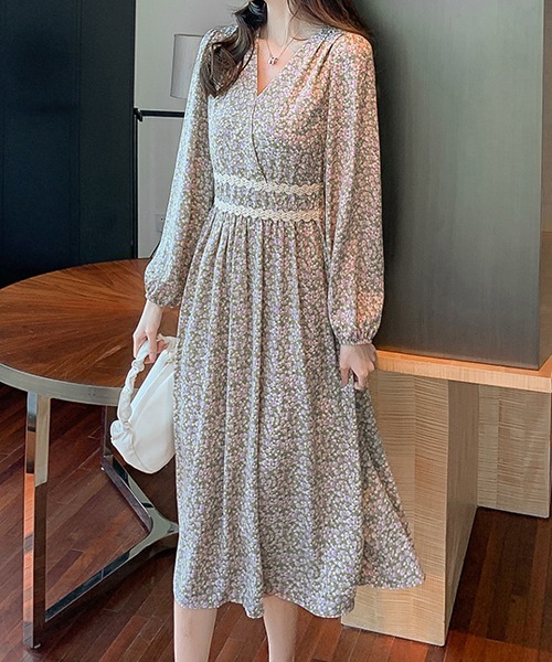 セール エレガント お花柄ワンピース ワンピース Gossip ロサンゼルス ゴシップロサンゼルス のファッション通販 Zozotown