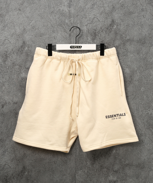 FOG ESSENTIALS(エフオージーエッセンシャルズ)の「【FOG ESSENTIALS/フィアー オブ ゴッド エッセンシャルズ】RUBBER TAG SWEAT SHORTS(スウェットパンツ・メンズ・ホワイト系その他・SMALL/MEDIUM)」の4枚目の写真