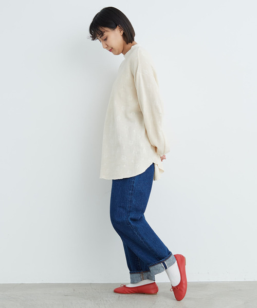 CHILD WOMAN（チャイルドウーマン）の「☆花メッシュJAQ BIG プルオーバー（Tシャツ/カットソー・レディース・ピンク/ブラウン/アイボリー・FREE）」の14枚目の写真