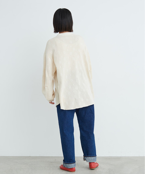 CHILD WOMAN（チャイルドウーマン）の「☆花メッシュJAQ BIG プルオーバー（Tシャツ/カットソー・レディース・ピンク/ブラウン/アイボリー・FREE）」の15枚目の写真