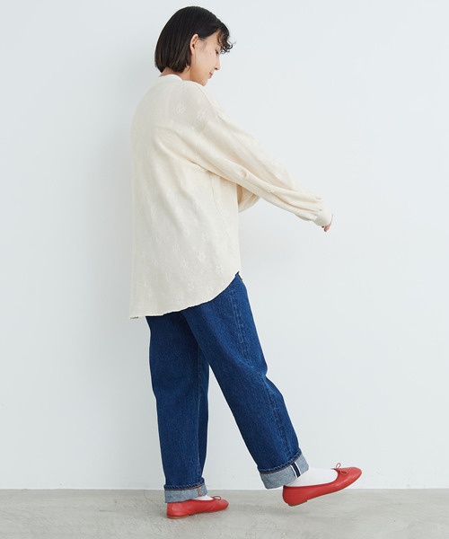 CHILD WOMAN（チャイルドウーマン）の「☆花メッシュJAQ BIG プルオーバー（Tシャツ/カットソー・レディース・ピンク/ブラウン/アイボリー・FREE）」の16枚目の写真