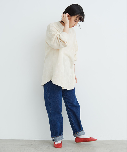 CHILD WOMAN（チャイルドウーマン）の「☆花メッシュJAQ BIG プルオーバー（Tシャツ/カットソー・レディース・ピンク/ブラウン/アイボリー・FREE）」の11枚目の写真