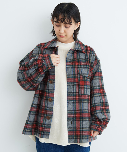 CHILD WOMAN（チャイルドウーマン）の「☆花メッシュJAQ BIG プルオーバー（Tシャツ/カットソー・レディース・ピンク/ブラウン/アイボリー・FREE）」の21枚目の写真